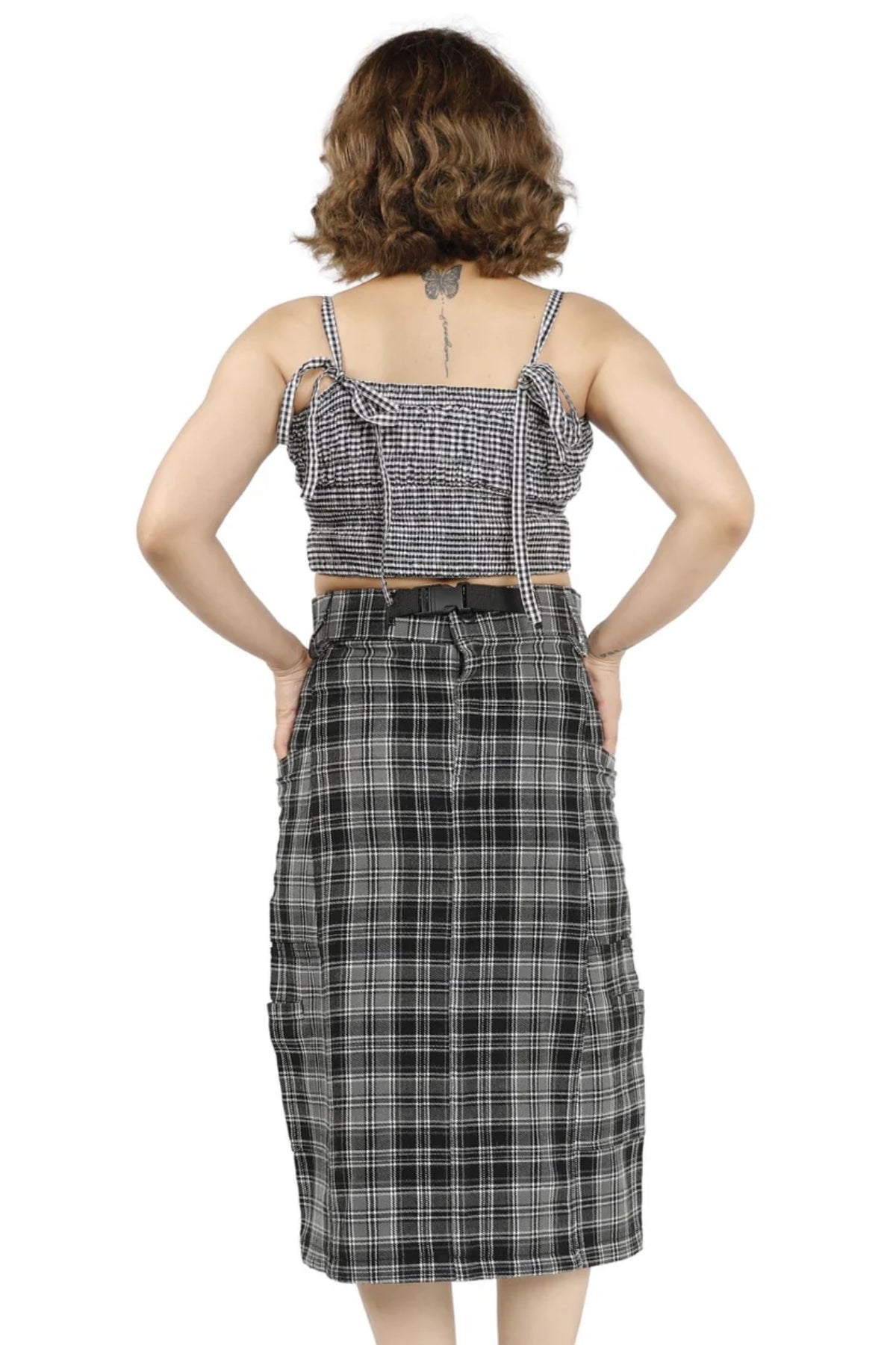 High-Waisted Pencil Skirt