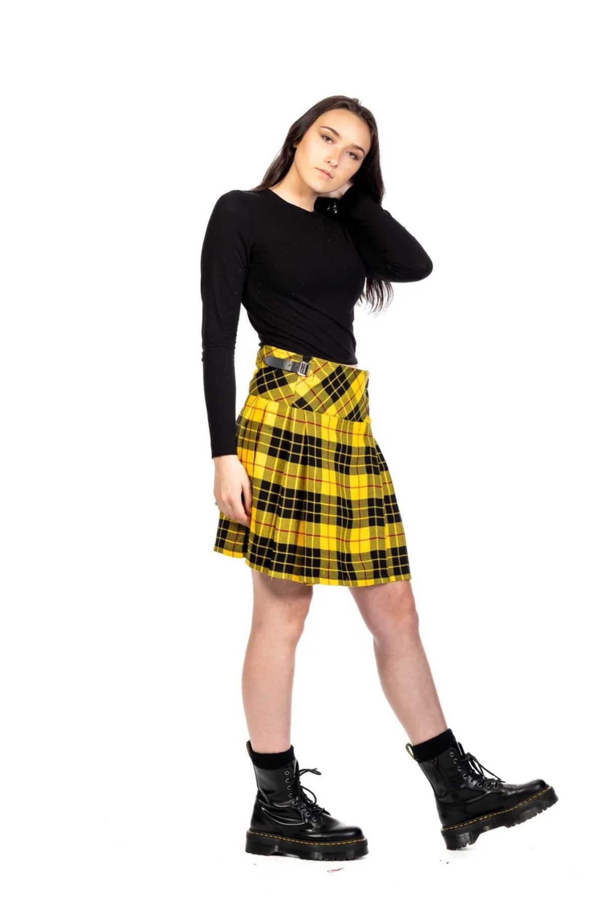 yellow tartan plaid Kilt