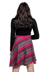 Midi Plaid Skirt