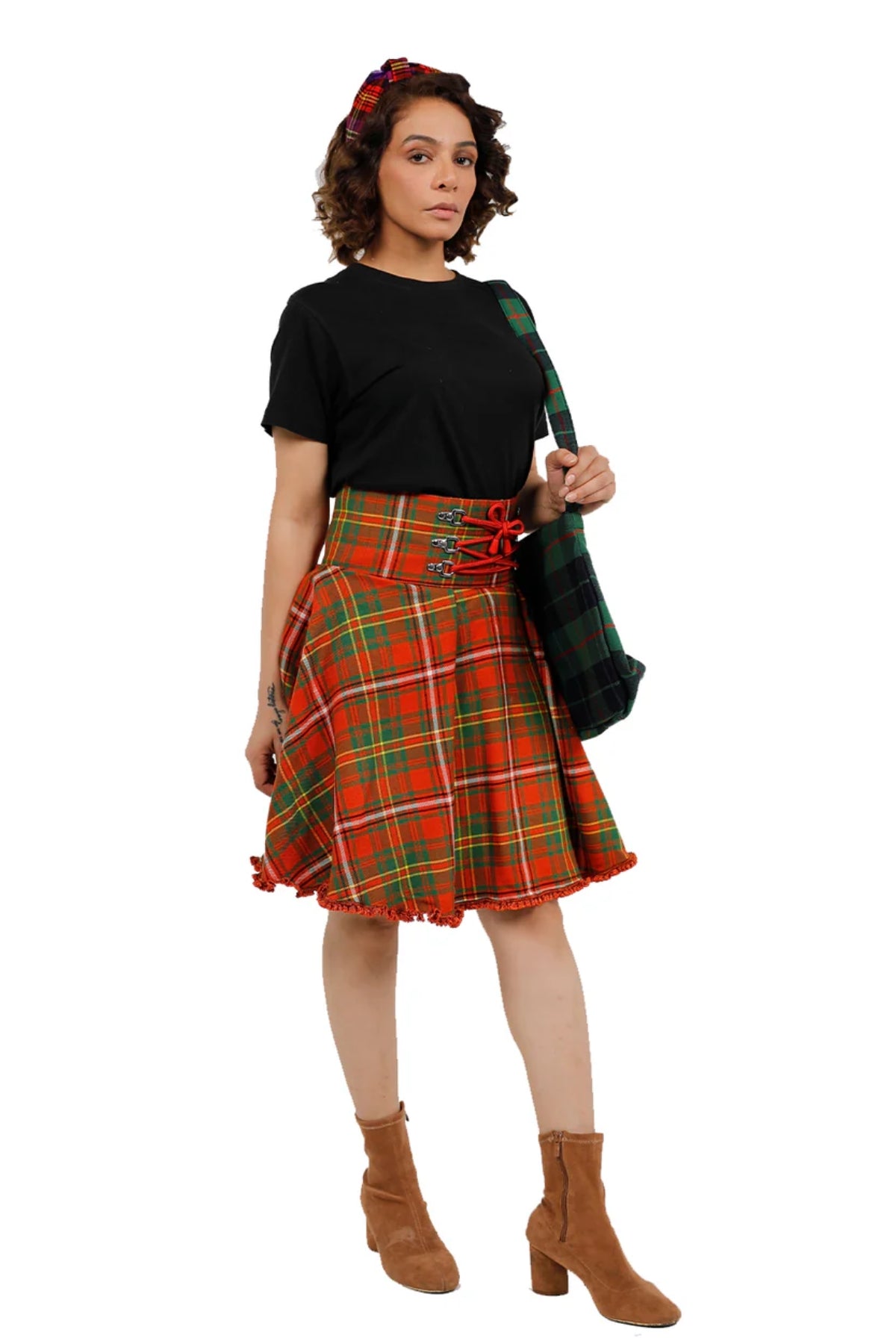 high waist skirt